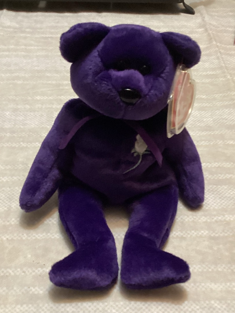 Princess Diana purple beanie baby with tag 1997
